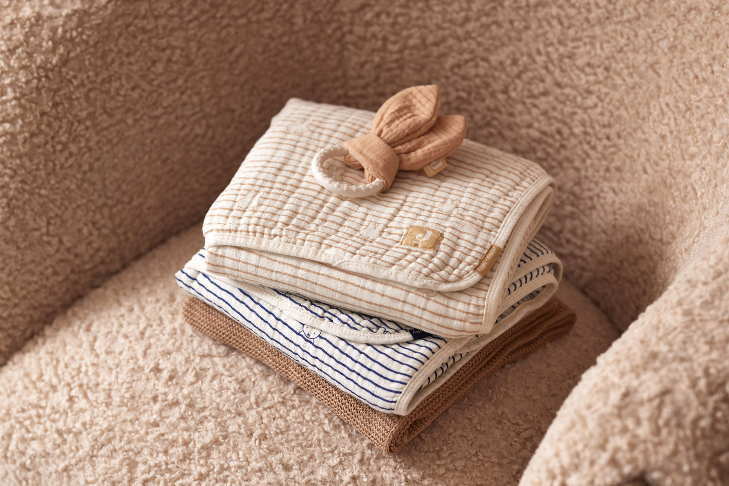 Hydrofiel Deken Wieg Miffy Stripe - Navy - afbeelding 7