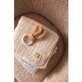 Jollein - Hydrofiel Deken Wieg Miffy Stripe - Navy