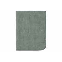 Ledikant Deken 100x150cm Jungle Jambo - Ash Green