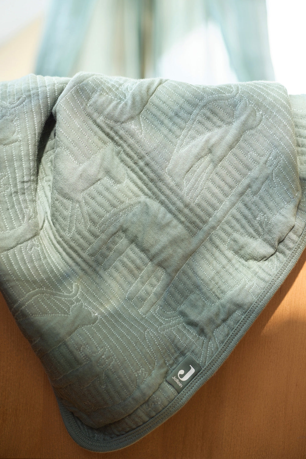 Ledikant Deken 100x150cm Jungle Jambo - Ash Green - afbeelding 4