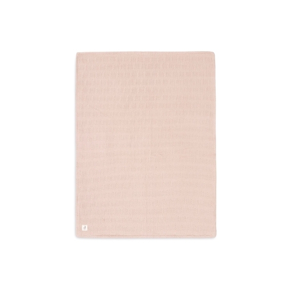 Jollein - Deken Ledikant Grain Knit - Wild Rose/Velvet