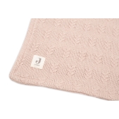 Jollein - Deken Ledikant Grain Knit - Wild Rose/Velvet