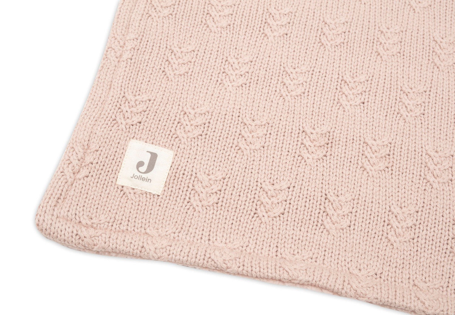 Deken Ledikant Grain Knit - Wild Rose/Velvet - afbeelding 4