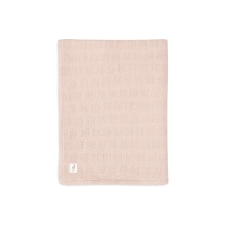 Jollein - Deken Ledikant Grain Knit - Wild Rose/Velvet