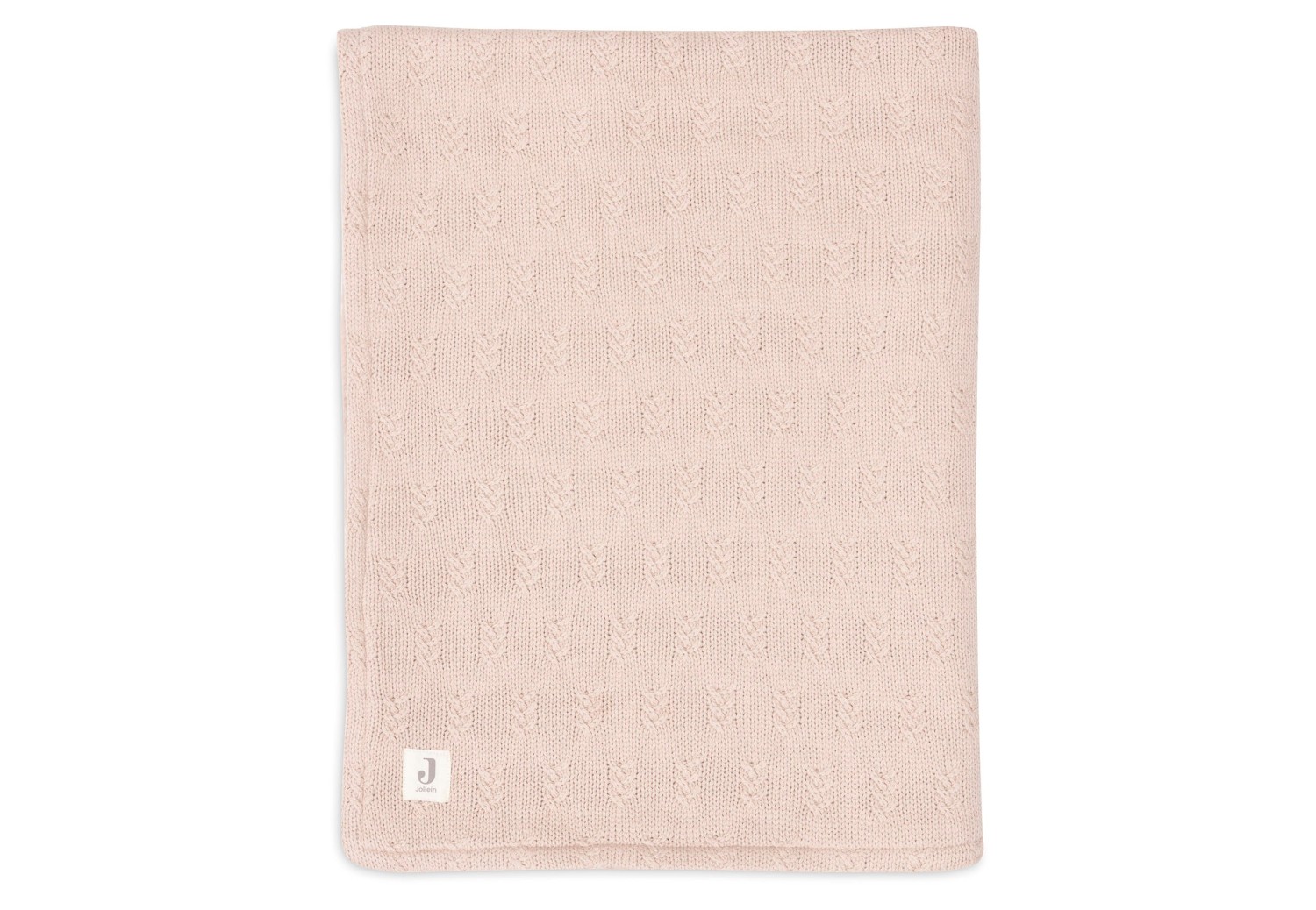 Deken Ledikant Grain Knit - Wild Rose/Velvet