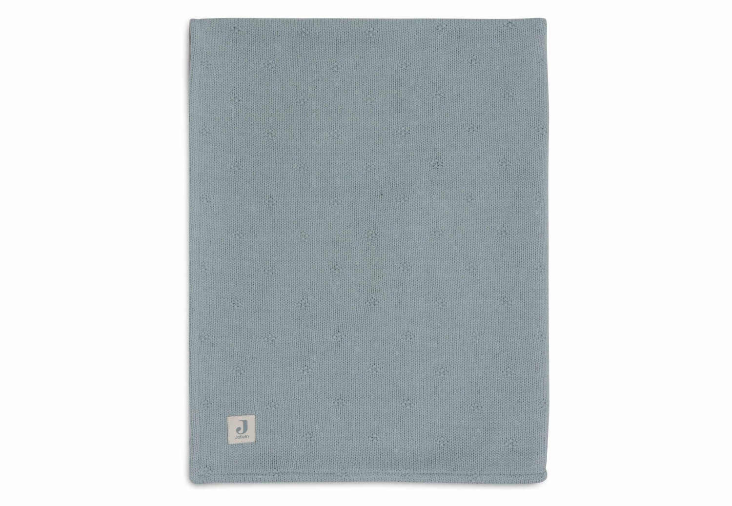 Gebreide Deken Wieg 75x100cm Cosy Knit - Sea Green