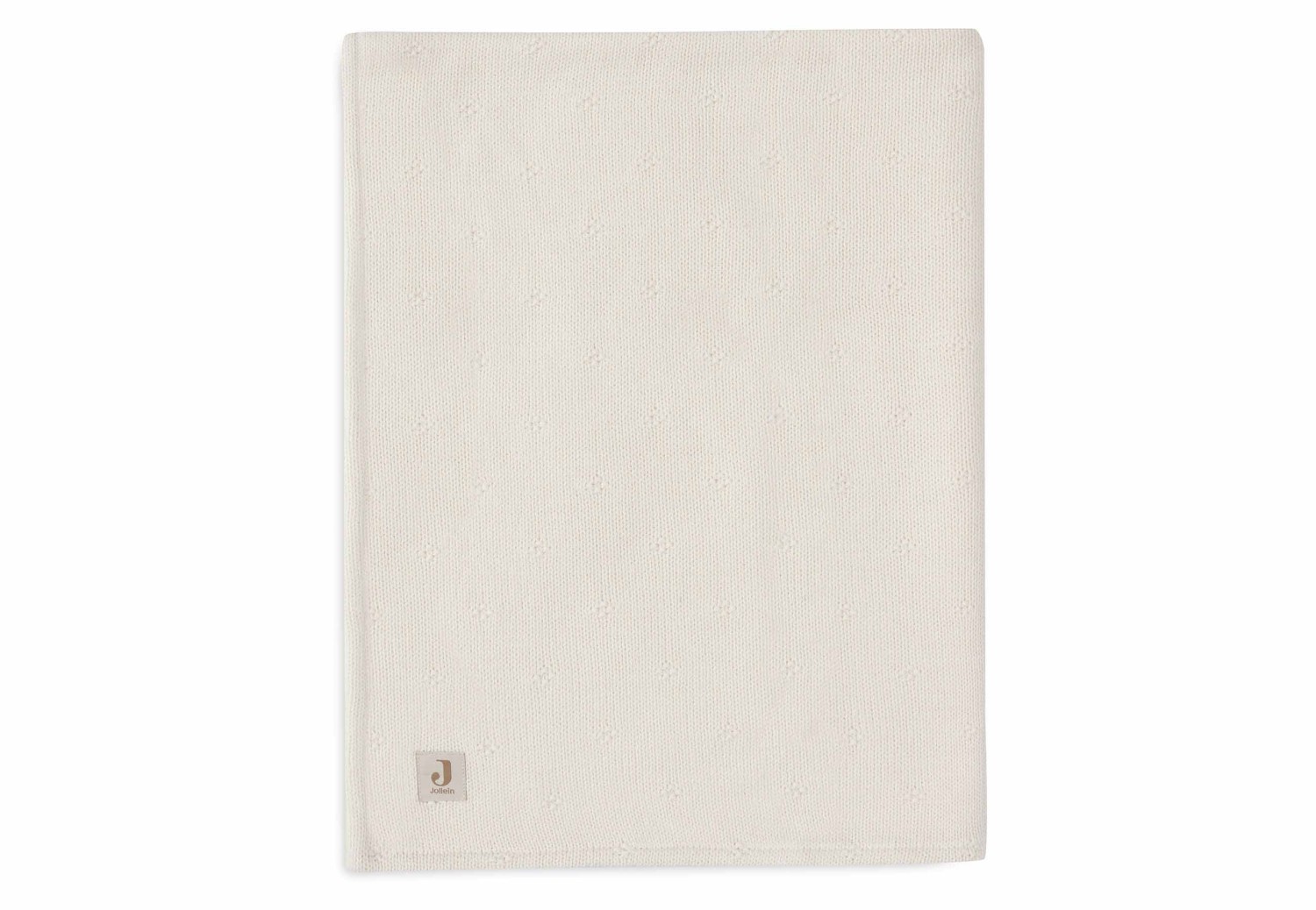 Ledikant Deken Cosy Knit - Ivory/Velvet