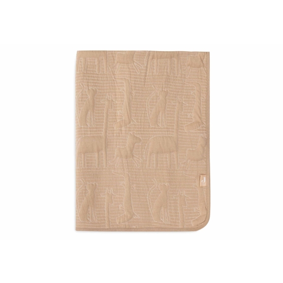 Jollein - Ledikant Deken Jungle Jambo - Biscuit/Oatmeal