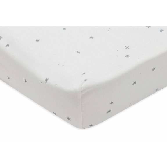 Hoeslaken Jersey 60x120cm Twinkling - Sea Green