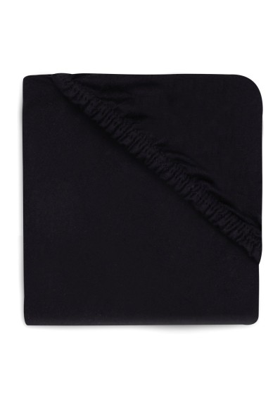 Jollein - Hoeslaken Boxmatras Jersey Zwart