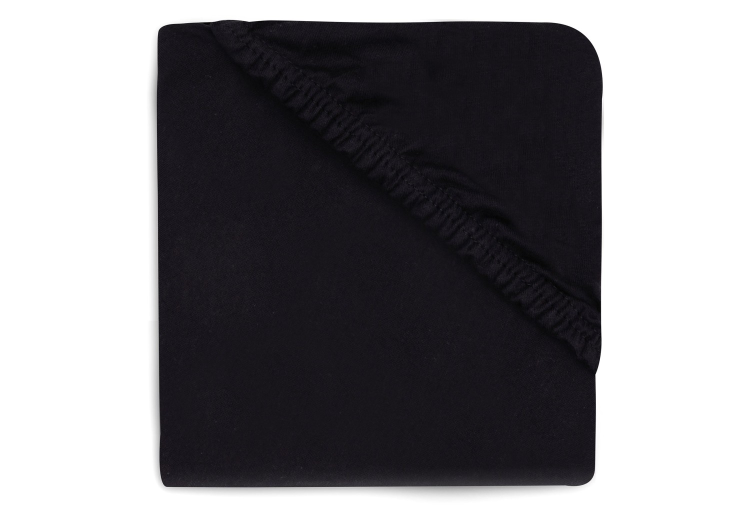 Hoeslaken Boxmatras Jersey Zwart