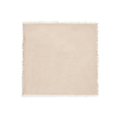 Hydrofiele Deken Ledikant 120x120cm met Franje - Biscuit