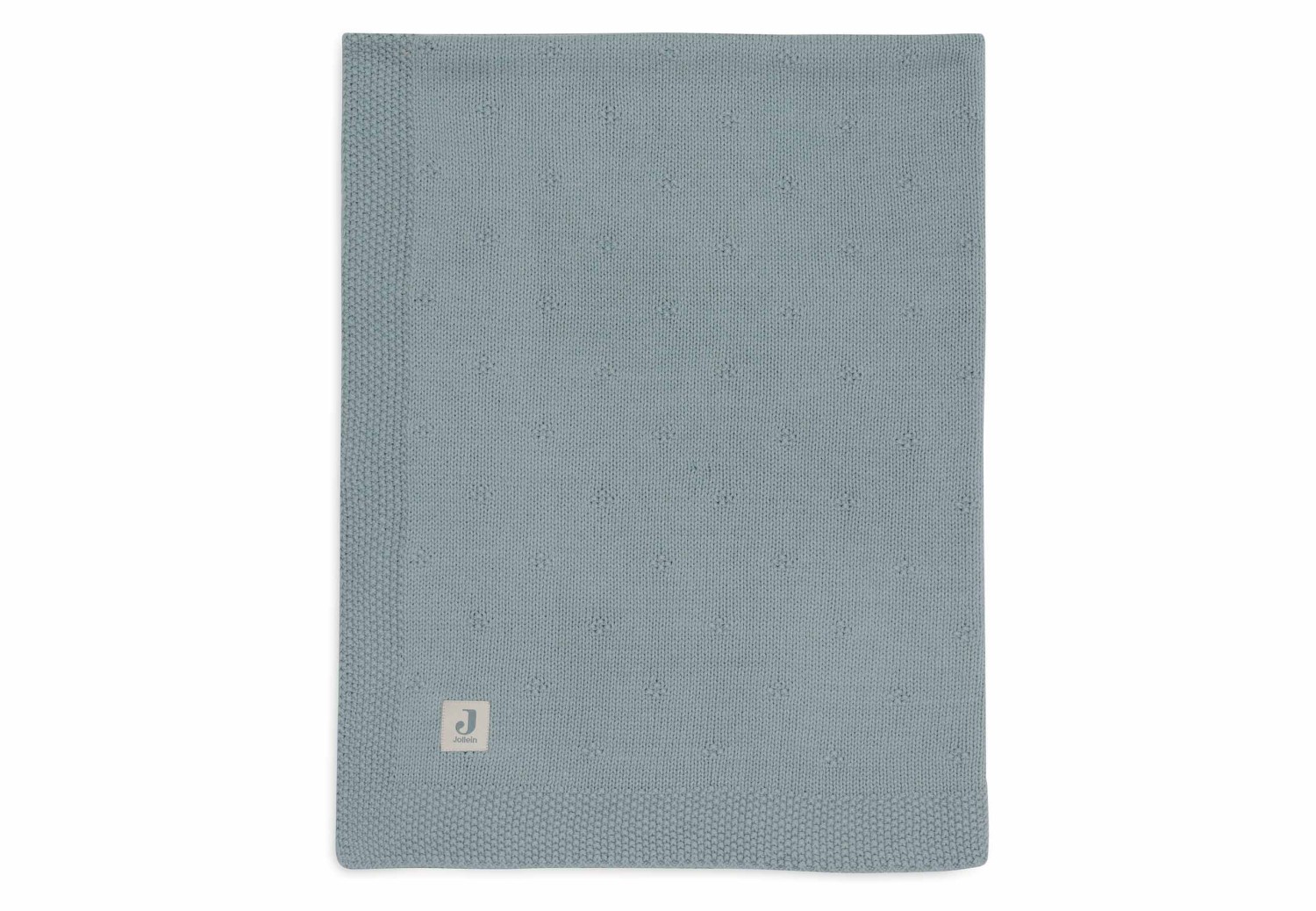 Deken Ledikant 100x150cm Cosy Knit - Sea Green