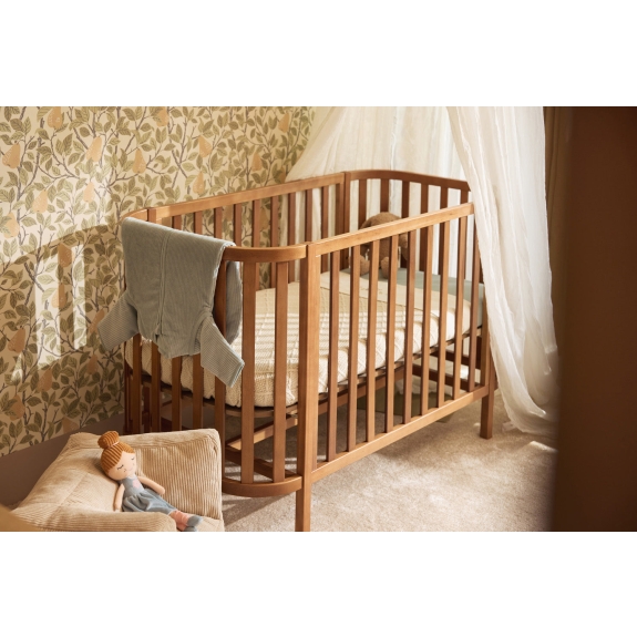 Jollein - Ledikant Deken Check Knit - Oatmeal