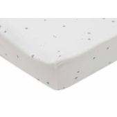 Jollein - Hoeslaken Jersey Twinkling - Sea Green