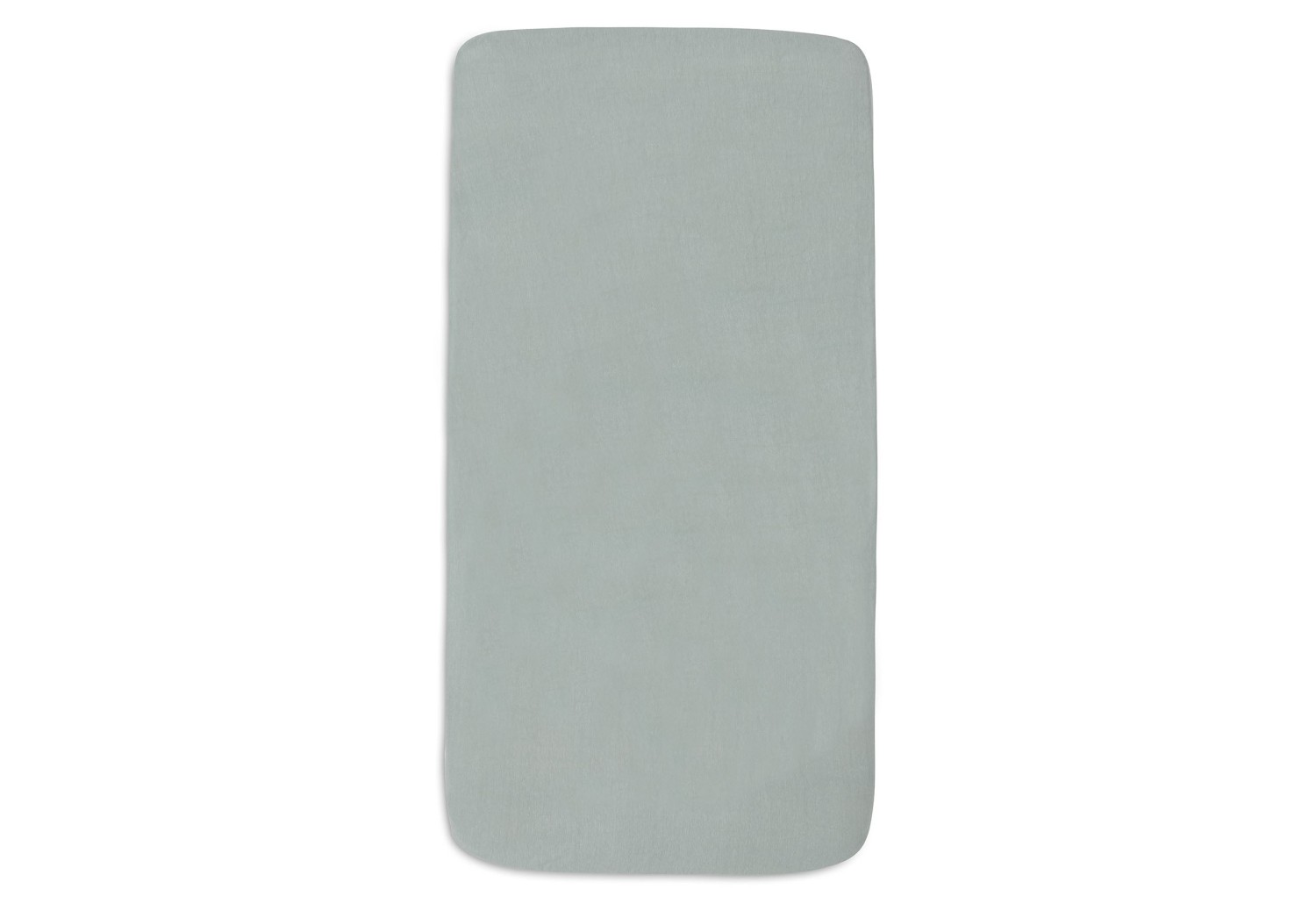 Hoeslaken Jersey 70/75x140/150cm - Sea Green/Biscuit - afbeelding 3