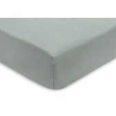 Hoeslaken Jersey 70/75x140/150cm - Sea Green/Biscuit