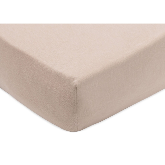 Hoeslaken Jersey 60x120cm - Wild Rose/Biscuit - 2 Stuks