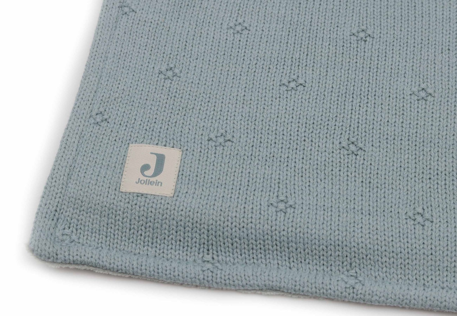 Ledikant Deken 100x150cm Cosy Knit - Sea Green - afbeelding 3