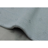 Jollein - Ledikant Deken 100x150cm Cosy Knit - Sea Green