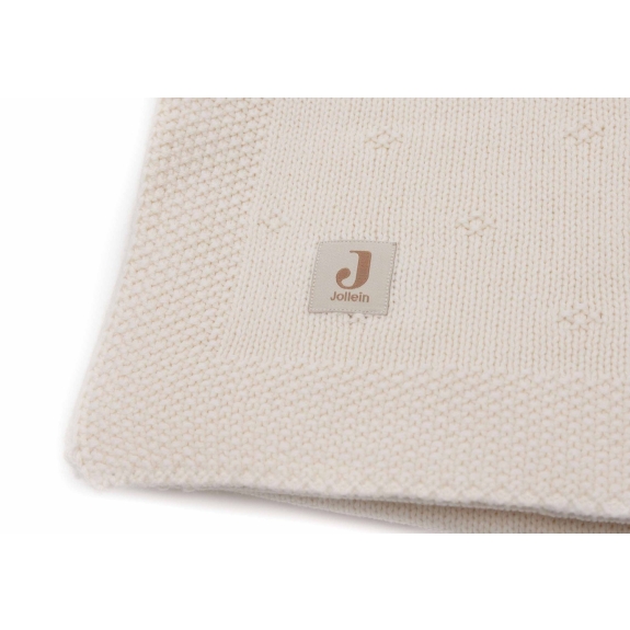 Jollein - Cosy Knit Deken 100x150cm - Ivory