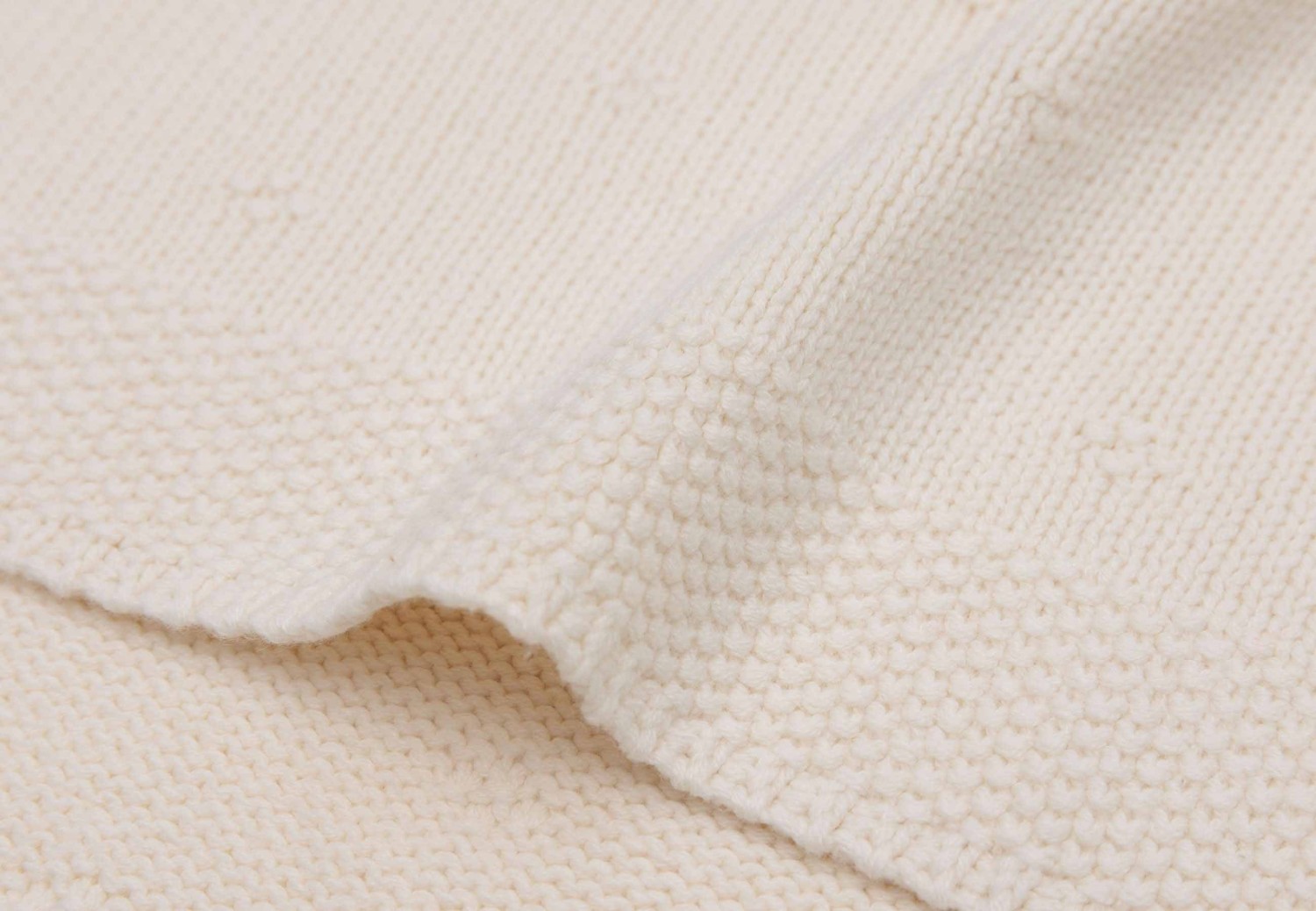 Cosy Knit Deken 100x150cm - Ivory - afbeelding 11