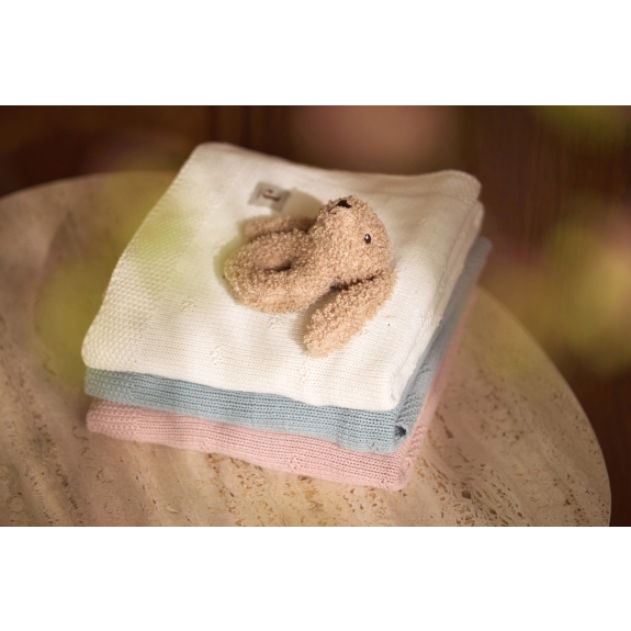 Jollein - Cosy Knit Deken 100x150cm - Ivory