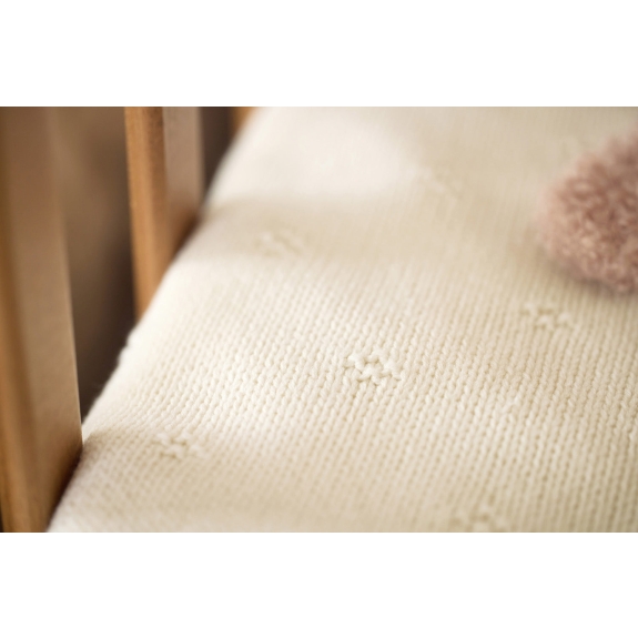 Jollein - Cosy Knit Deken 100x150cm - Ivory