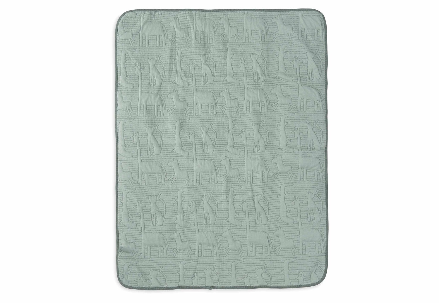 Deken Wieg 75x100cm Jungle Jambo - Groen - afbeelding 2