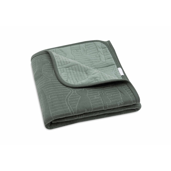 Jollein - Deken Wieg 75x100cm Jungle Jambo - Groen