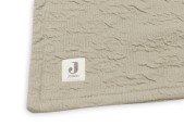 Comfy Dekentje met Crinkle Golfjes - Olive Green