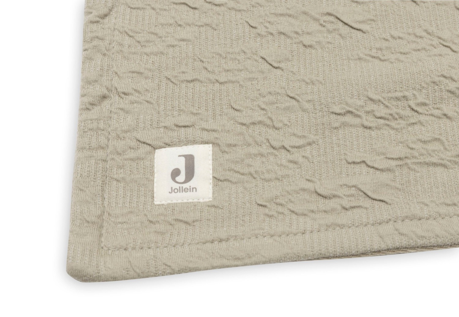 Comfy Dekentje met Crinkle Golfjes - Olive Green - afbeelding 4