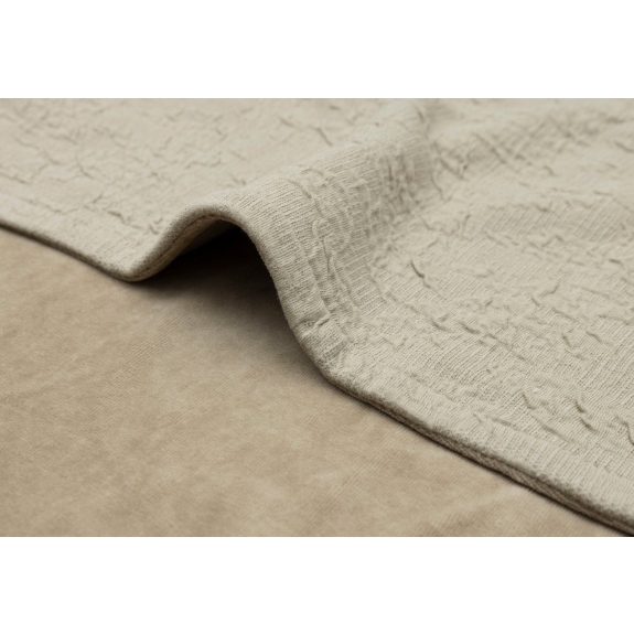 Comfy Dekentje met Crinkle Golfjes - Olive Green