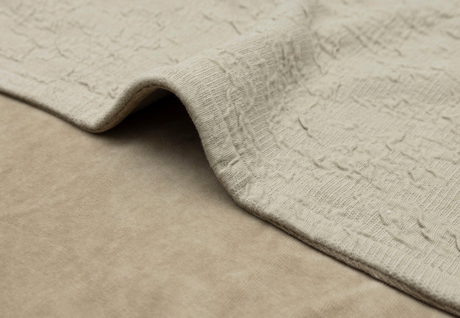 Comfy Dekentje met Crinkle Golfjes - Olive Green - afbeelding 6