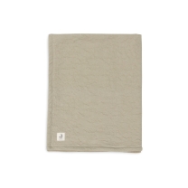 Comfy Dekentje met Crinkle Golfjes - Olive Green