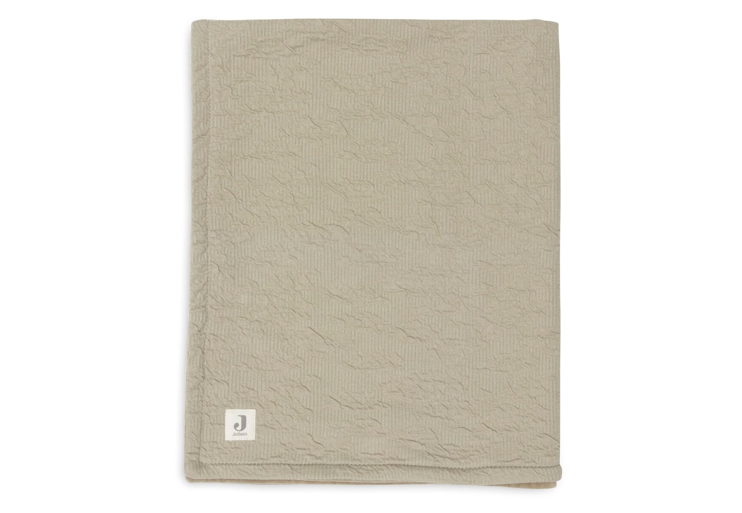 Comfy Dekentje met Crinkle Golfjes - Olive Green