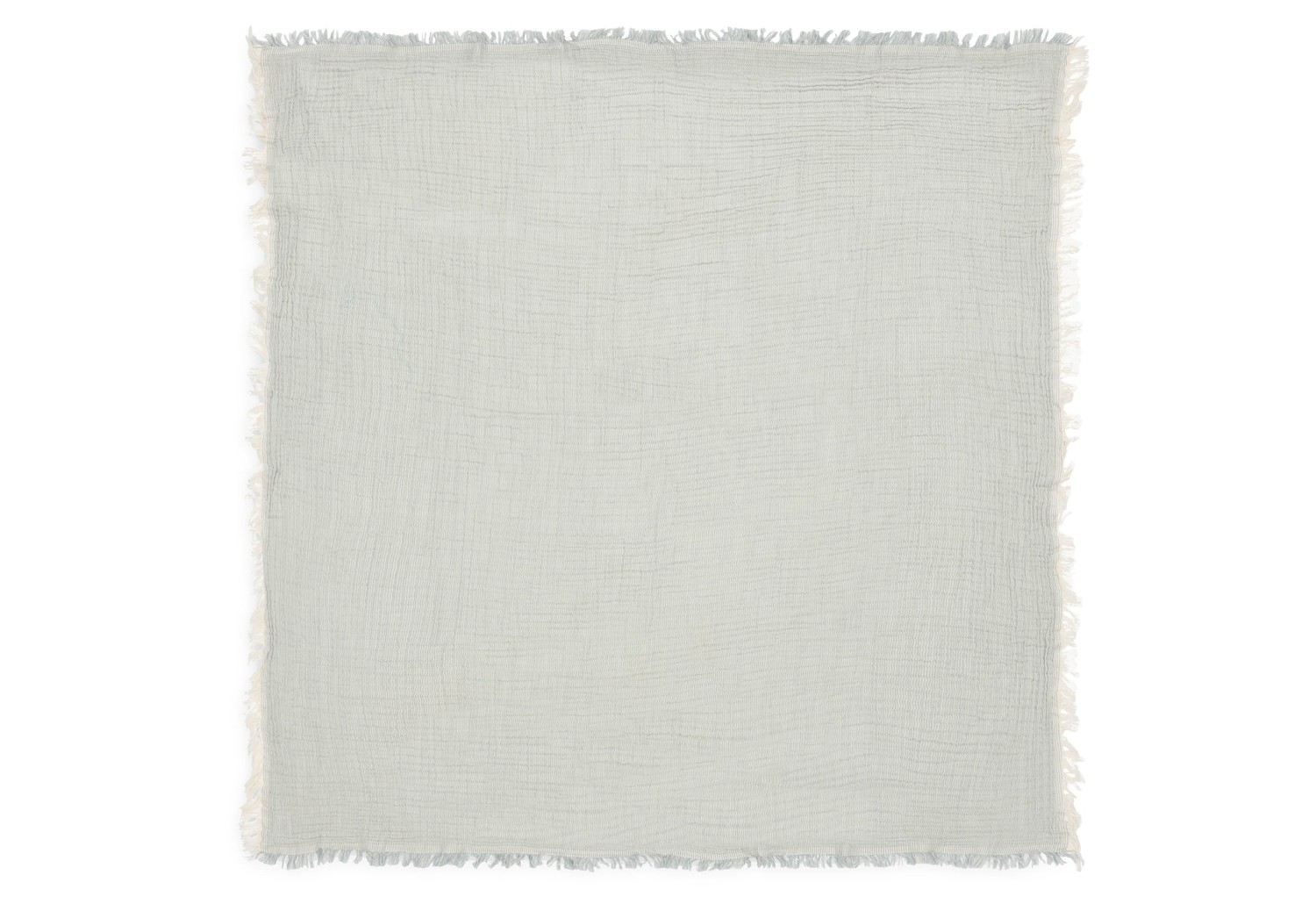 Hydrofiele Deken Ledikant 120x120cm met Franje - Sea Gre - afbeelding 2