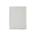 Hydrofiele Deken Ledikant 120x120cm met Franje - Sea Gre