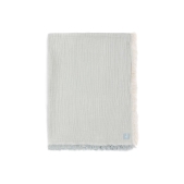 Hydrofiele Deken Ledikant 120x120cm met Franje - Sea Gre