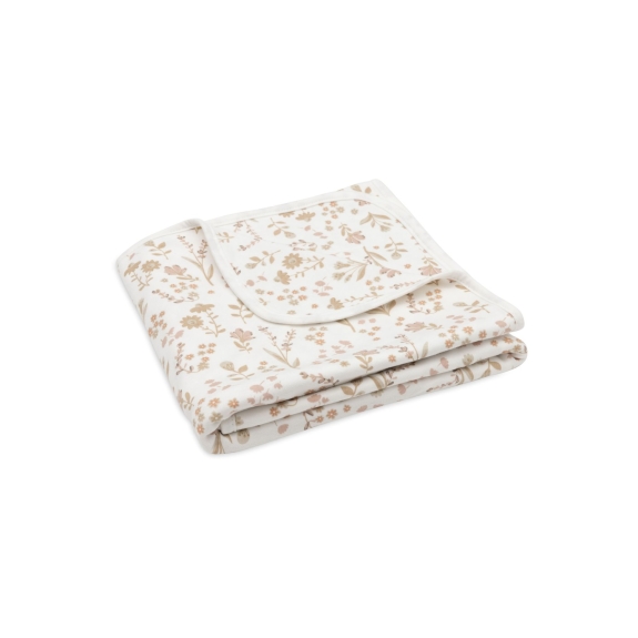 Jollein - Deken Wieg Jersey Bloomy 75x100cm