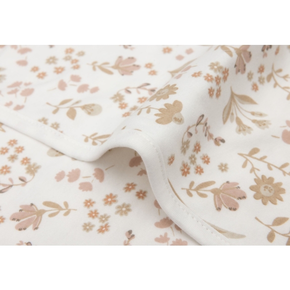Jollein - Deken Wieg Jersey Bloomy 75x100cm