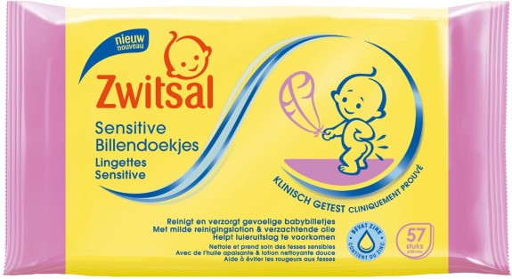 Zwitsal Luiers Maat 3 & Billendoekjes Senstive - 71 luie