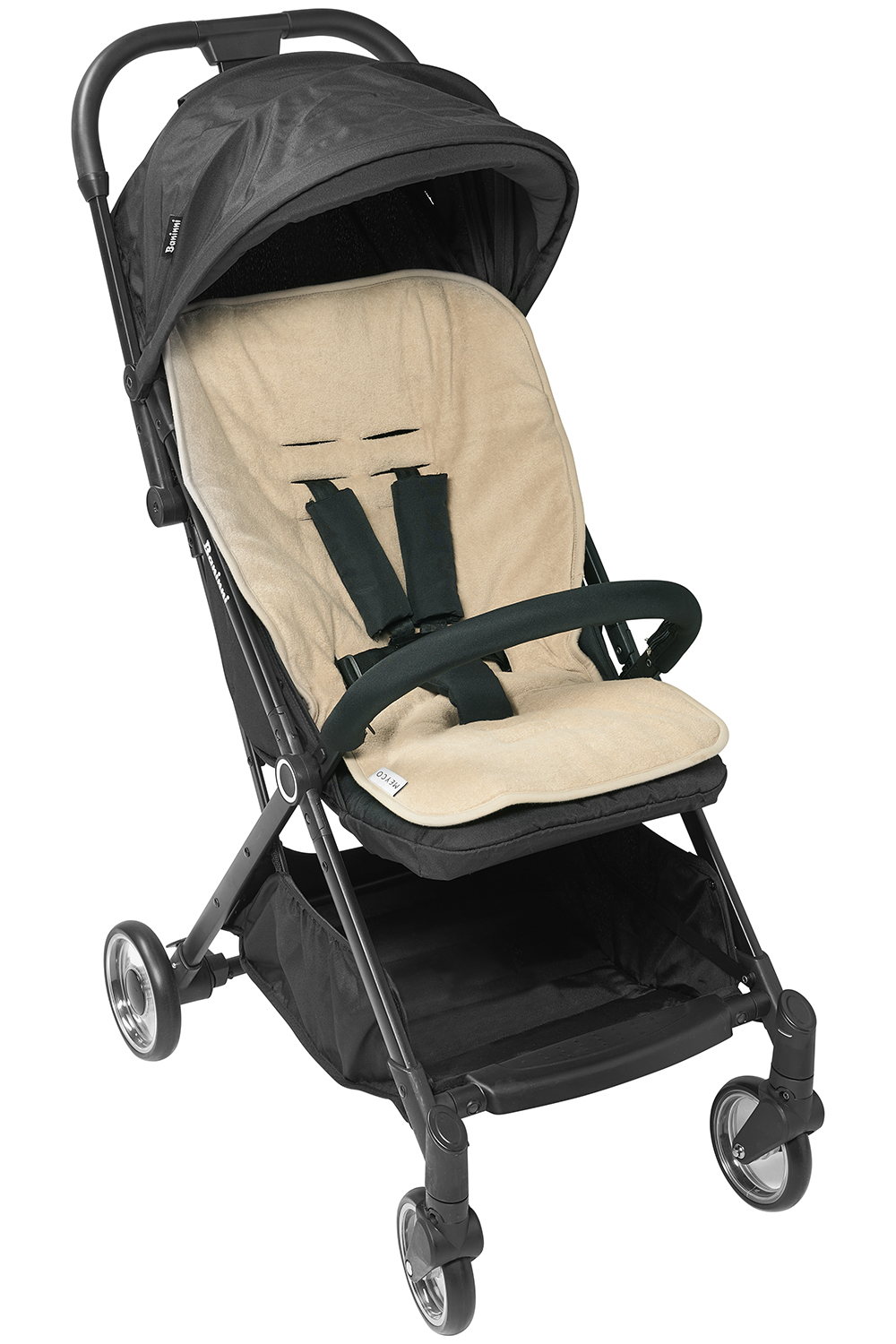 Buggy Inlegger Badstof Sand - afbeelding 3