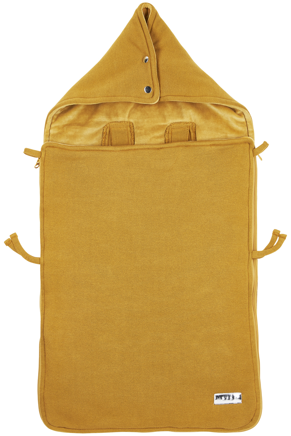Voetenzak Knit Basic - Goudkleurig - 40x82cm - afbeelding 2