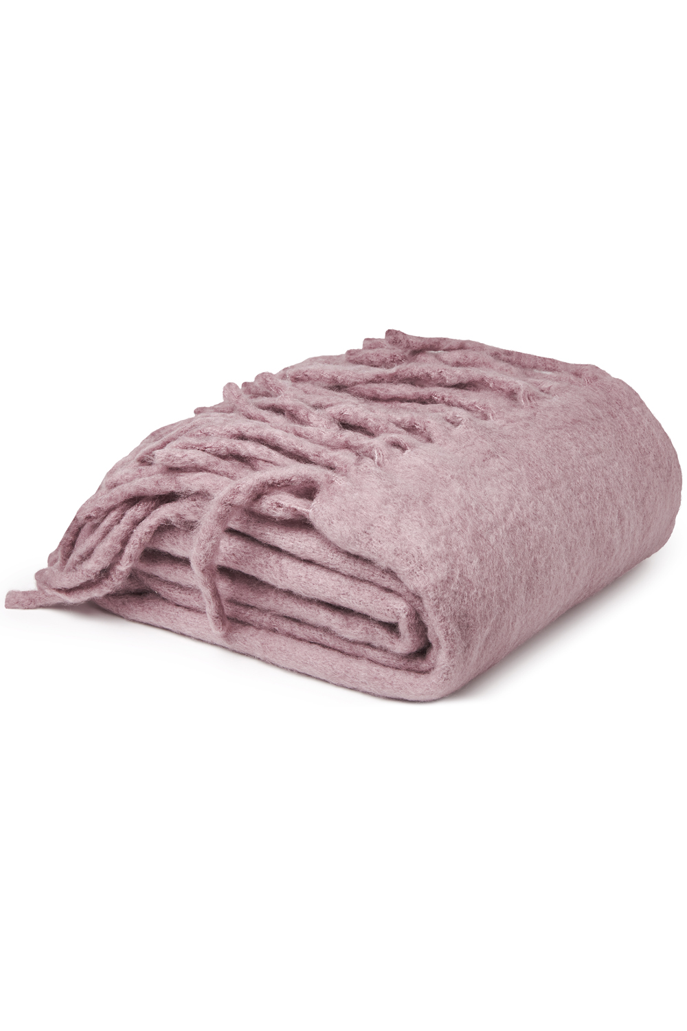 Lila Gebreid Plaid - afbeelding 2
