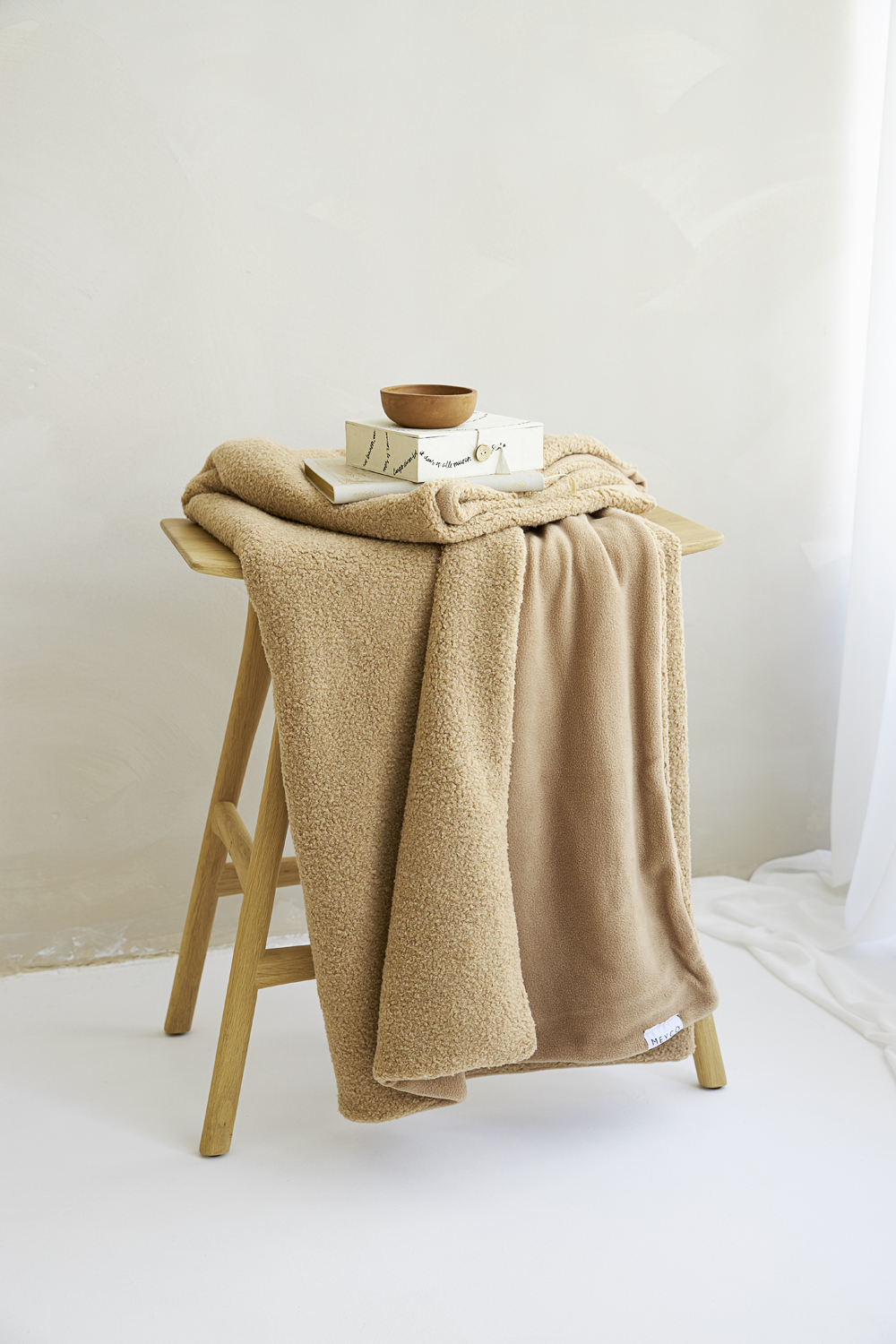 Plaid Boucl Toffee - afbeelding 3