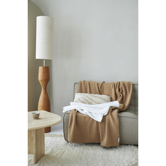 Meyco - Plaid BouclÃ© in Offwhite