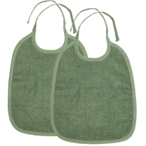 Meyco - Slabbetje 2-pack Badstof Uni - Groenbos