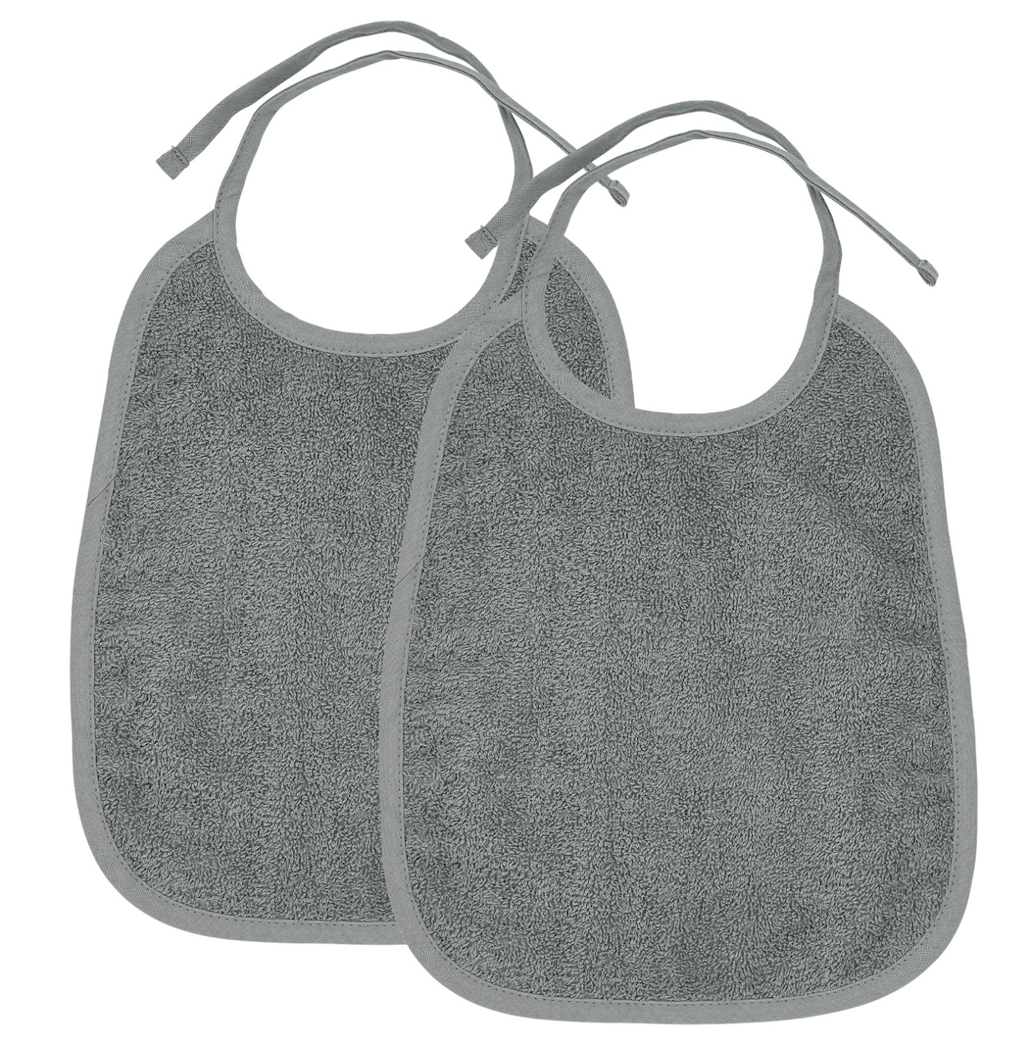 Slab Badstof Grijs 2-Pack