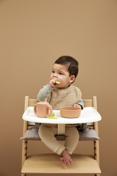 Meyco - Slab 3-Pack Badstof Uni - Offwhite/Sand/Toffee